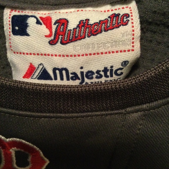 Authentic MLB Boston Red Sox Majestic Brand Shirt - Picture 4 of 5